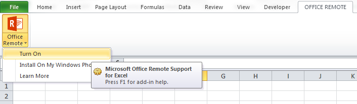Office-Remote-Microsoft-Excel